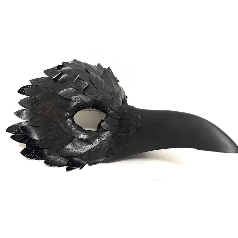 Spirit Halloween Adult Crow Raven Costume Masquerade Mask One Size Head Strap